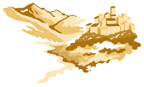 Dessin arrière pays niçois